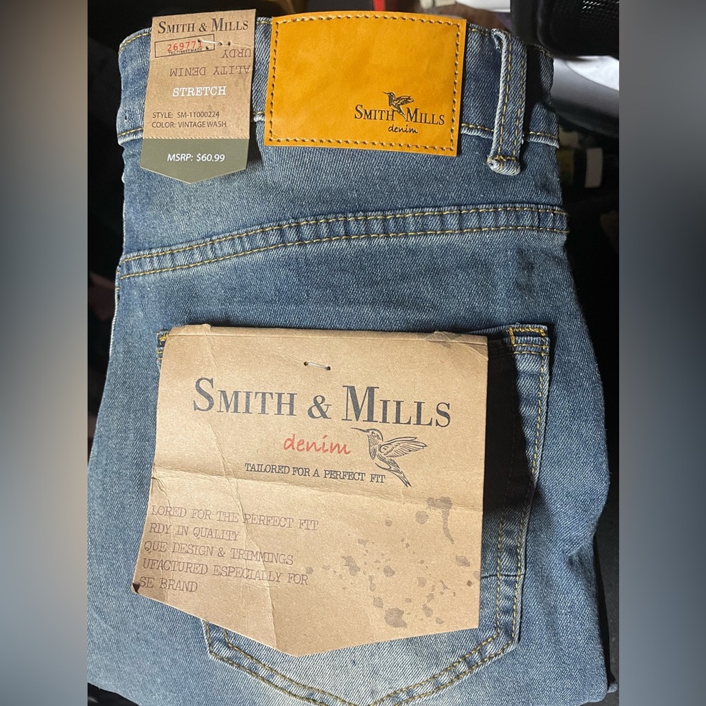 Smith & Mills Denim stretch size 33x30